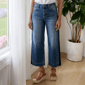Womens MNK Two Tone Five Pocket Barrel Jeans - image 1