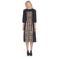 Womens White Mark Snake Midi Shift Dress - image 3