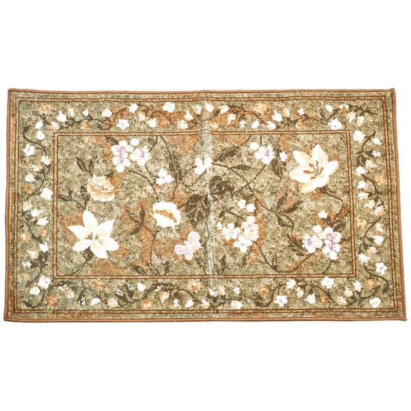 Nourison Natural Floral Accent Rug - image 
