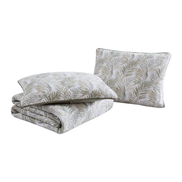 Tommy Bahama Maui Palm 136 Thread Count Reversible Quilt Set