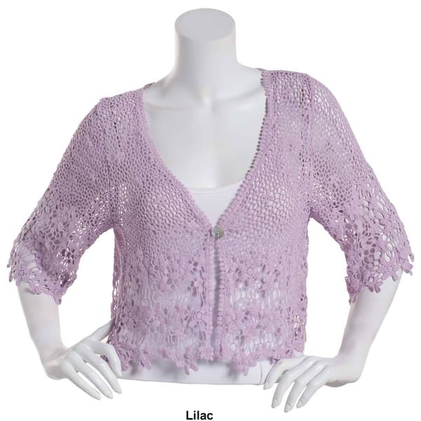 Womens Rabbit Rabbit Rabbit Daisy Lace Single Button Cardigan