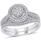 Diamond Classics(tm) 10kt. White Gold 2/5ctw. Diamond Bridal Set - image 1
