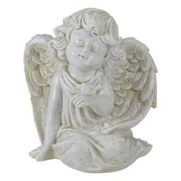 Northlight Seasonal 6.5in. Sitting Cherub Angel with Bird
