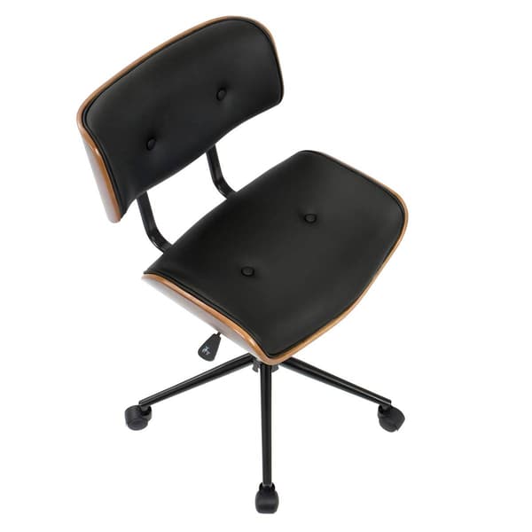 LumiSource Lombardi Mid-Century Modern Adjustable Office Chair