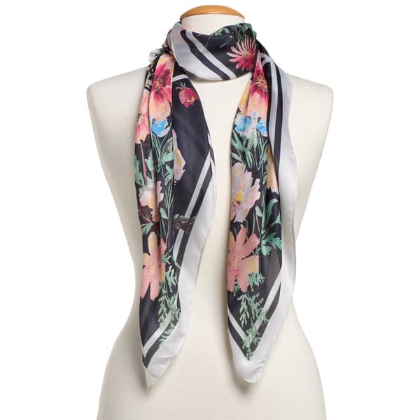 Womens Vince Camuto Flower Oblong Scarf - image 
