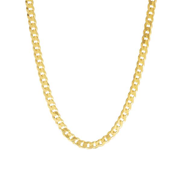 22in. Vermeil Sterling Silver Grometta Chain Necklace - image 