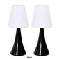 Simple Designs Valencia Mini Touch Table Lamp w/Shades - Set of 2 - image 7