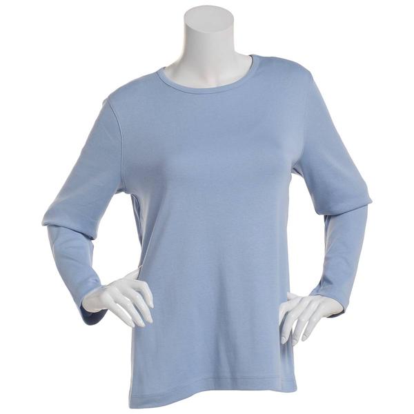 Plus Size Preswick & Moore® Long Sleeve Crew Neck Tee