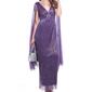 Plus Size R&M Richards Solid Crinkle Goddess Sheath Dress - image 3