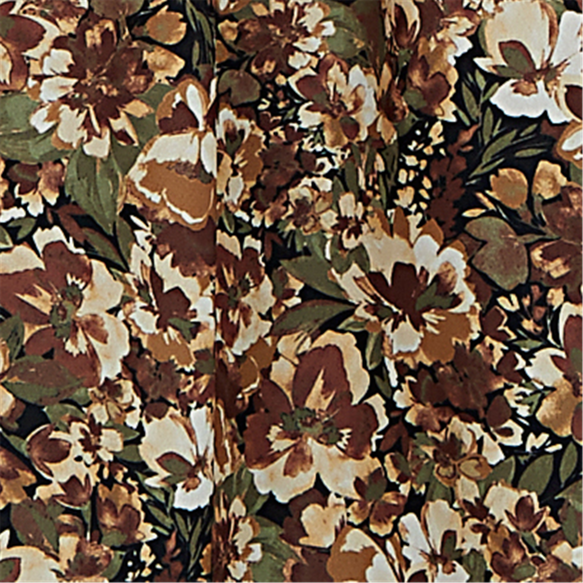 Petite Emaline La Vita Costiera 3/4 Sleeve Abstract Floral Blous