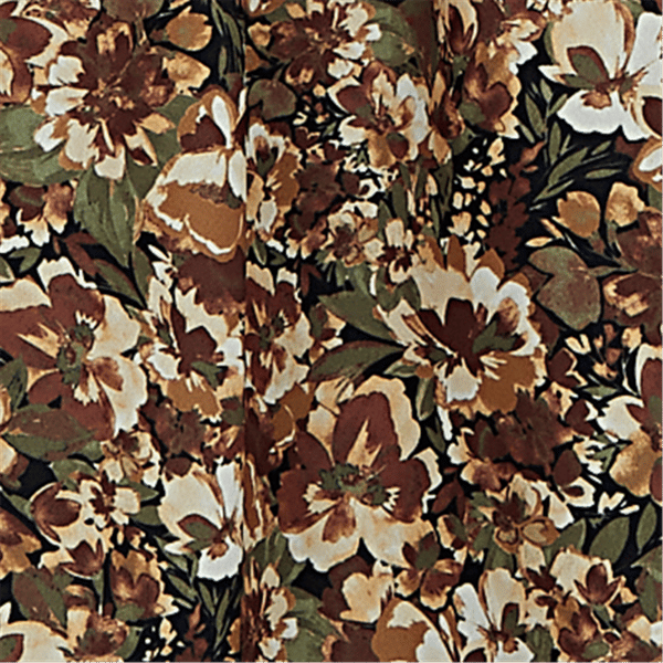 Petite Emaline La Vita Costiera 3/4 Sleeve Abstract Floral Blous