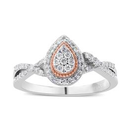 Nova Star&#40;R&#41; 1/4ctw. Lab Grown Diamond Pear Shape Promise Ring