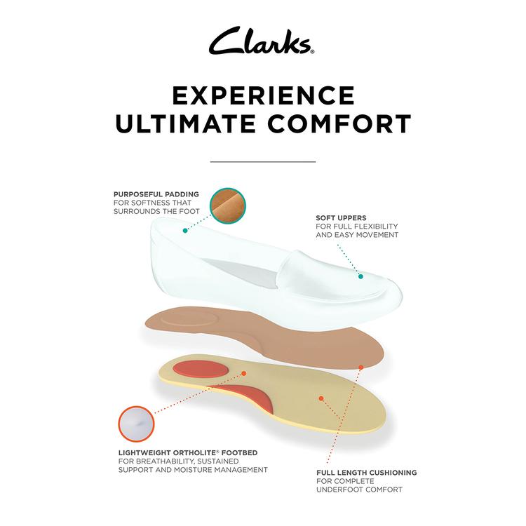 Womens Clarks® Ashland Bubble Loafers