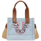 True Religion Retro Horseshoe Denim Mini Tote - image 1