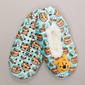 Womens Fuzzy Babba Winnie The Pooh Pom Head Slipper Socks - image 1