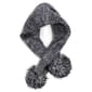 Womens Muk Luks Space Dye Crossover Pom Scarf - image 1