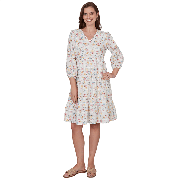 Plus Size Ruby Rd. Renaissance Romance Embroidered Floral Peasan