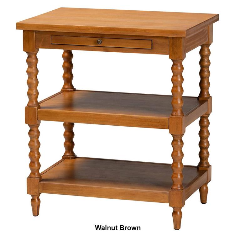 Baxton Studio Imogene Retro-Modern Wood End Table