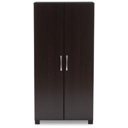Baxton Studio Marine 2 Door Wood Entryway Shoe Storage Cabinet