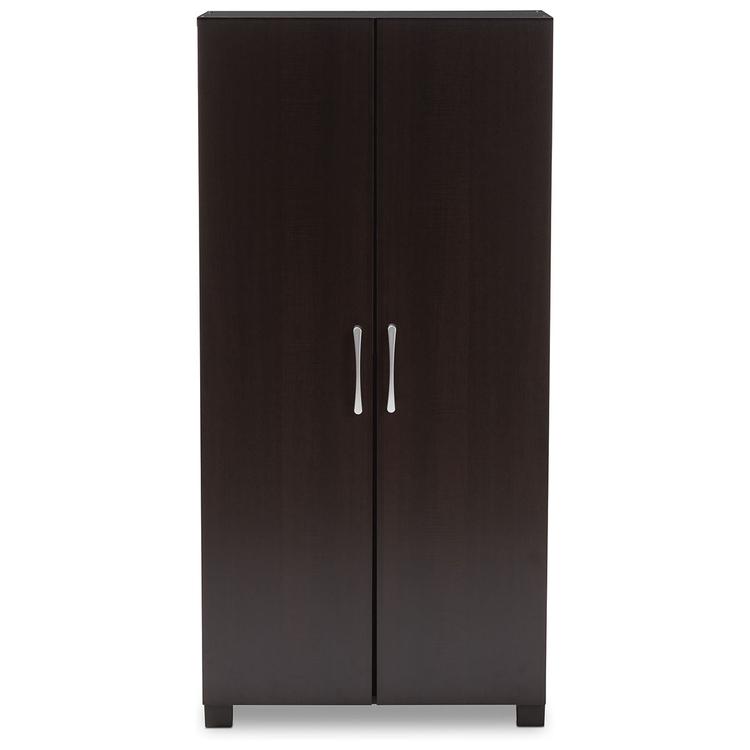 Baxton Studio Marine 2 Door Wood Entryway Shoe Storage Cabinet