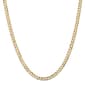 Mens Gold Classics&#8482; 4.5mm. 14k Open Concave Curb Chain Bracelet - image 2