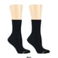 Womens Dr. Motion 2pk. Textured Diabetic Crew Socks - image 2