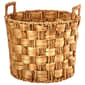 Baum Brothers Medium Twist+Flat Weave Water Hyacinth Round Basket - image 1