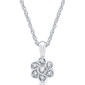 Nova Star® Lab Grown Diamond Flower Pendant & Earring Set - image 2