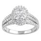 Nova Star&#40;R&#41; White Gold Lab Grown Diamond Engagement Ring - image 1