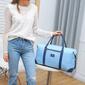 Badgley Mischka Barbara XL Canvas Tote Weekender Travel Bag - image 10