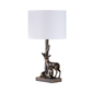 HomeRoots 20in. Bronze Mom & Baby Deer Table Lamp - image 1