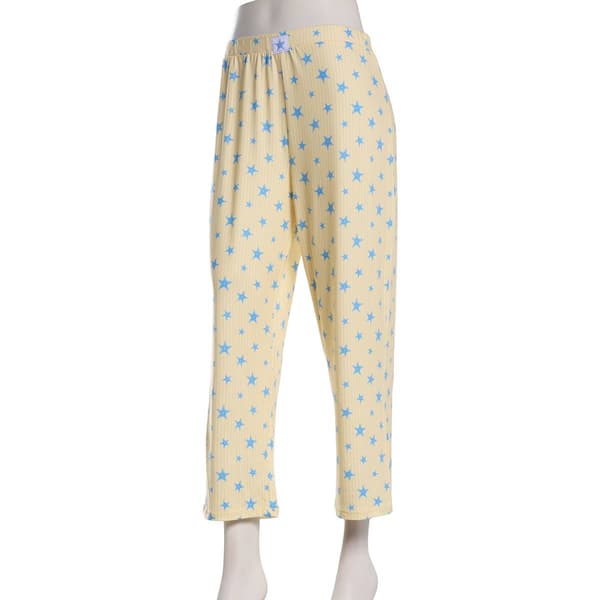 Womens Charmour Starfish Stripe Pajama Capri Pants