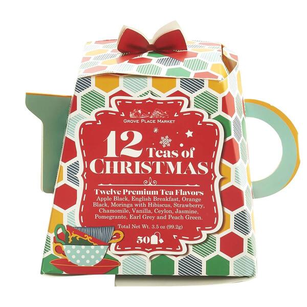 Marketplace 12 Teas of Christmas Gift Set - image 