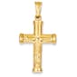 Unisex Gold Classics&#40;tm&#41; Yellow Gold Reversible Cross Pendant - image 1