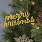 National Tree "Merry Christmas" Ornament w/ Gold Finish- Set of 4 - image 2