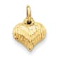 Gold Classics&#40;tm&#41; 14kt. Diamond-Cut Puffed Heart Charm - image 1