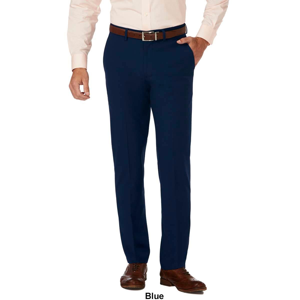 Mens J.M. Haggar™ 4-Way Stretch Dress Pant - Slim Fit Flat Front