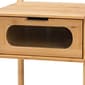 Baxton Studio Naresh Brown Bamboo Wood 1-Drawer End Table - image 6