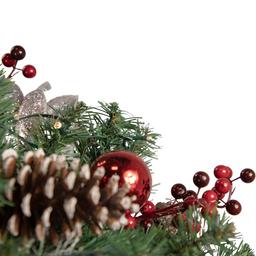 Northlight Seasonal 36in. Pre-Lit Decorated Pine Christmas Swag