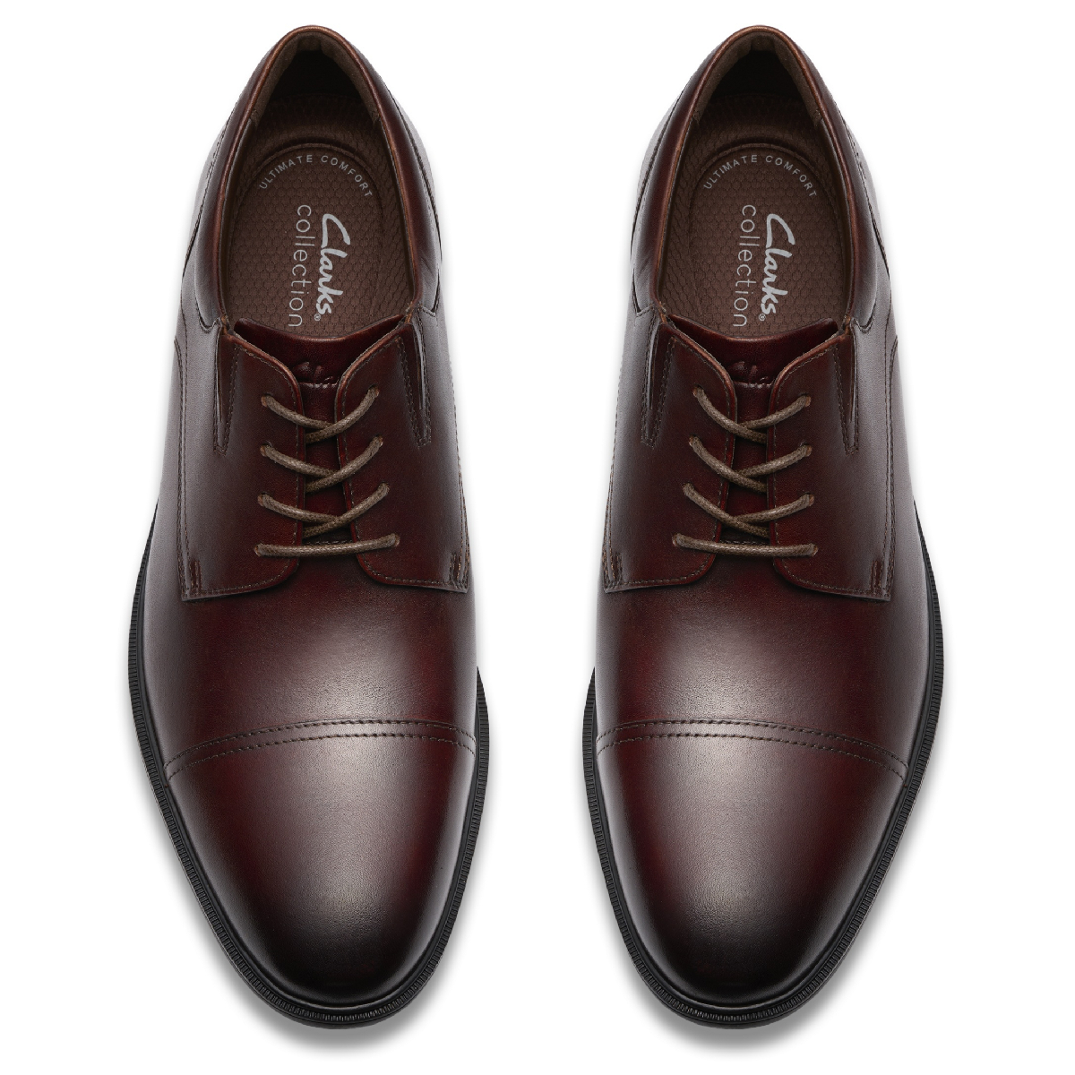Mens Clarks® Steadwell Cap Oxfords