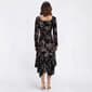 Womens Harlow & Rose Long Sleeve Belted Floral Midi Dress - image 3