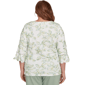 Plus Size Alfred Dunner Santa Fe Embroidered Floral Vines Tee - image 2