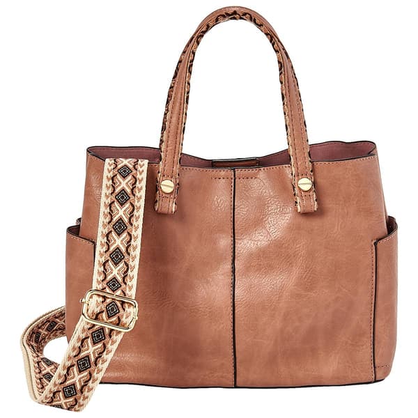 DS Fashion NY Triple Compartment Satchel - image 