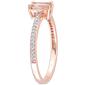 Gemstone Classics&#8482; 10kt. Rose Gold Morganite Promise Ring - image 3