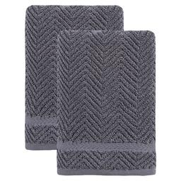 Ozan Premium Home Turkish Cotton Maui Luxury Hand Towels-Set of 2