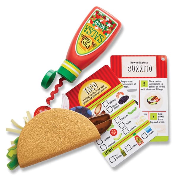 Melissa & Doug&#174; Fill & Fold Taco & Tortilla Set