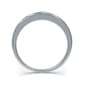 Nova Star® 1/3ctw. Lab Grown Diamond & Blue Sapphire Band Ring - image 3