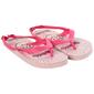 Little Girl Chatties Sprinkle Kindness Unicorn Donut Flip Flops - image 1