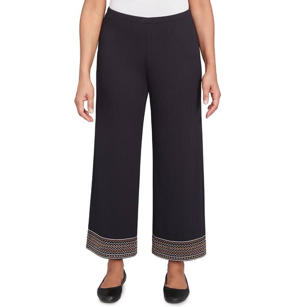 Petite Ruby Rd. New Neutrals Pull On Ribbed Slinky Pants
