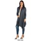 Plus Size 24/7 Comfort Apparel Extra Long Maternity Cardigan - image 5